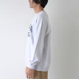 Toughweightプリントクルーネックスウェット | coen【men】 | 詳細画像17 