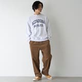 Toughweightプリントクルーネックスウェット | coen【men】 | 詳細画像8 