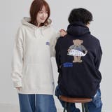 NATURAL | COSBY（コスビー）別注 ベアプリントパーカー | coen【men】