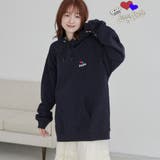 NAVY | SunnySports（サニースポーツ）別注 ワンポイントハート刺繍パーカー | coen【men】