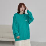 MEI(メイ)別注 裏毛ロゴクルーネックスウェット | coen【men】 | 詳細画像11