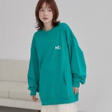 MEI(メイ)別注 裏毛ロゴクルーネックスウェット | coen【men】 | 詳細画像13