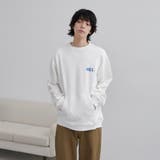 MEI(メイ)別注 裏毛ロゴクルーネックスウェット | coen【men】 | 詳細画像2