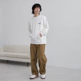 MEI(メイ)別注 裏毛ロゴクルーネックスウェット | coen【men】 | 詳細画像3