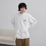 MEI(メイ)別注 裏毛ロゴクルーネックスウェット | coen【men】 | 詳細画像4