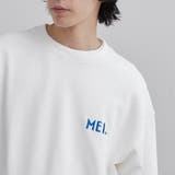 MEI(メイ)別注 裏毛ロゴクルーネックスウェット | coen【men】 | 詳細画像8