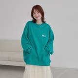MEI(メイ)別注 裏毛ロゴクルーネックスウェット | coen【men】 | 詳細画像9
