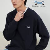 NAVY | Penneys（ぺニーズ）別注クリアコットンクルーネックスウェット | coen【men】