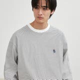 ワンポイントベア刺繍USAコットンロングスリーブＴ | coen【men】 | 詳細画像13 