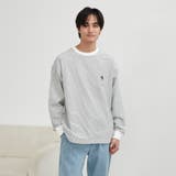 ワンポイントベア刺繍USAコットンロングスリーブＴ | coen【men】 | 詳細画像15 