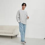 ワンポイントベア刺繍USAコットンロングスリーブＴ | coen【men】 | 詳細画像18 