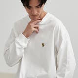 ワンポイントベア刺繍USAコットンロングスリーブＴ | coen【men】 | 詳細画像19 