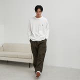 ワンポイントベア刺繍USAコットンロングスリーブＴ | coen【men】 | 詳細画像22 