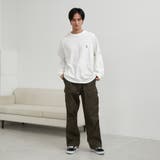 ワンポイントベア刺繍USAコットンロングスリーブＴ | coen【men】 | 詳細画像24 