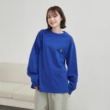 ワンポイントベア刺繍USAコットンロングスリーブＴ | coen【men】 | 詳細画像9 