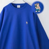 ROYAL | ワンポイントベア刺繍USAコットンロングスリーブＴ | coen【men】