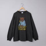 ベアピグメントプリントロングスリーブＴシャツ | coen【men】 | 詳細画像18 