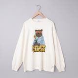 ベアピグメントプリントロングスリーブＴシャツ | coen【men】 | 詳細画像19 