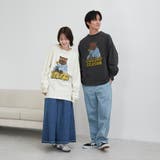 ベアピグメントプリントロングスリーブＴシャツ | coen【men】 | 詳細画像5 