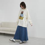 ベアピグメントプリントロングスリーブＴシャツ | coen【men】 | 詳細画像7 