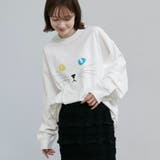 WHITE | 【CAT TEE/アニマルプリント】ロングスリーブTシャツ | coen【men】