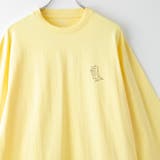 YELLOW | RYO KANEYASU × コーエン アニマルプリントロングスリーブTシャツ | coen【men】