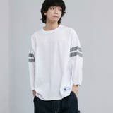 USAコットン七分袖フットボールTシャツ | coen【men】 | 詳細画像1