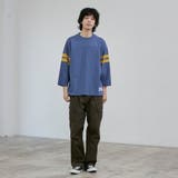 USAコットン七分袖フットボールTシャツ | coen【men】 | 詳細画像27