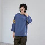 USAコットン七分袖フットボールTシャツ | coen【men】 | 詳細画像28