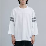 USAコットン七分袖フットボールTシャツ | coen【men】 | 詳細画像32
