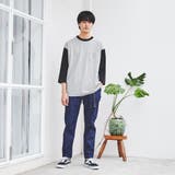 ベースボール配色7分袖Tシャツ | coen OUTLET | 詳細画像9