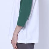 ベースボール配色7分袖Tシャツ | coen OUTLET | 詳細画像15
