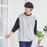 ベースボール配色7分袖Tシャツ | coen OUTLET | 詳細画像6