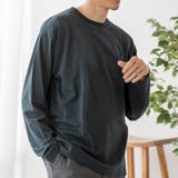 NAVY | ミジンボーダーロングスリーブTシャツ | coen【men】