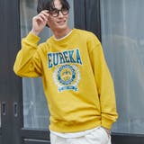 MUSTARD | CVC裏毛エンブレムカレッジスウェット | coen OUTLET