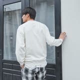 CVC裏毛ツイルワッペンカレッジスウェット | coen【men】 | 詳細画像9