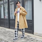 CVC裏毛ツイルワッペンカレッジスウェット | coen【men】 | 詳細画像3