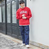 CVC裏毛ツイルワッペンカレッジスウェット | coen【men】 | 詳細画像4