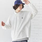 WHITE | YALE（イェール）別注ワンポイント刺繍ロングスリーブポロシャツ | coen OUTLET