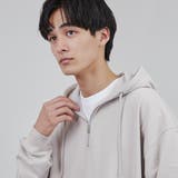 ビッグシルエットハーフジップパーカー | coen【men】 | 詳細画像2 