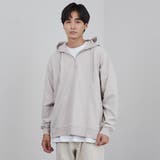ビッグシルエットハーフジップパーカー | coen【men】 | 詳細画像4 
