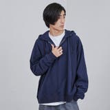 ビッグシルエットハーフジップパーカー | coen【men】 | 詳細画像5 