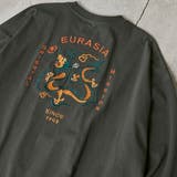 ビッグシルエットスーベニア刺繍天竺ロングスリーブTシャツ | coen【men】 | 詳細画像10