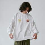 ビッグシルエットスーベニア刺繍天竺ロングスリーブTシャツ | coen【men】 | 詳細画像3