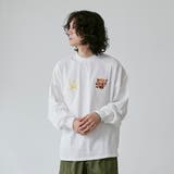 ビッグシルエットスーベニア刺繍天竺ロングスリーブTシャツ | coen【men】 | 詳細画像5