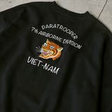 BLACK | ビッグシルエットスーベニア刺繍裏毛スウェット | coen【men】