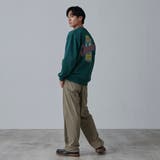 COLEMAN（コールマン）別注プリント裏毛クルーネックスウェット23AW | coen【men】 | 詳細画像12 