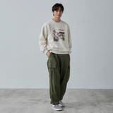 COLEMAN（コールマン）別注プリント裏毛クルーネックスウェット23AW | coen【men】 | 詳細画像6 