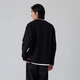 コットンタッチワッフルフェイクレイヤードプルオーバー | coen【men】 | 詳細画像12 