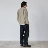 コットンタッチワッフルフェイクレイヤードプルオーバー | coen【men】 | 詳細画像16 